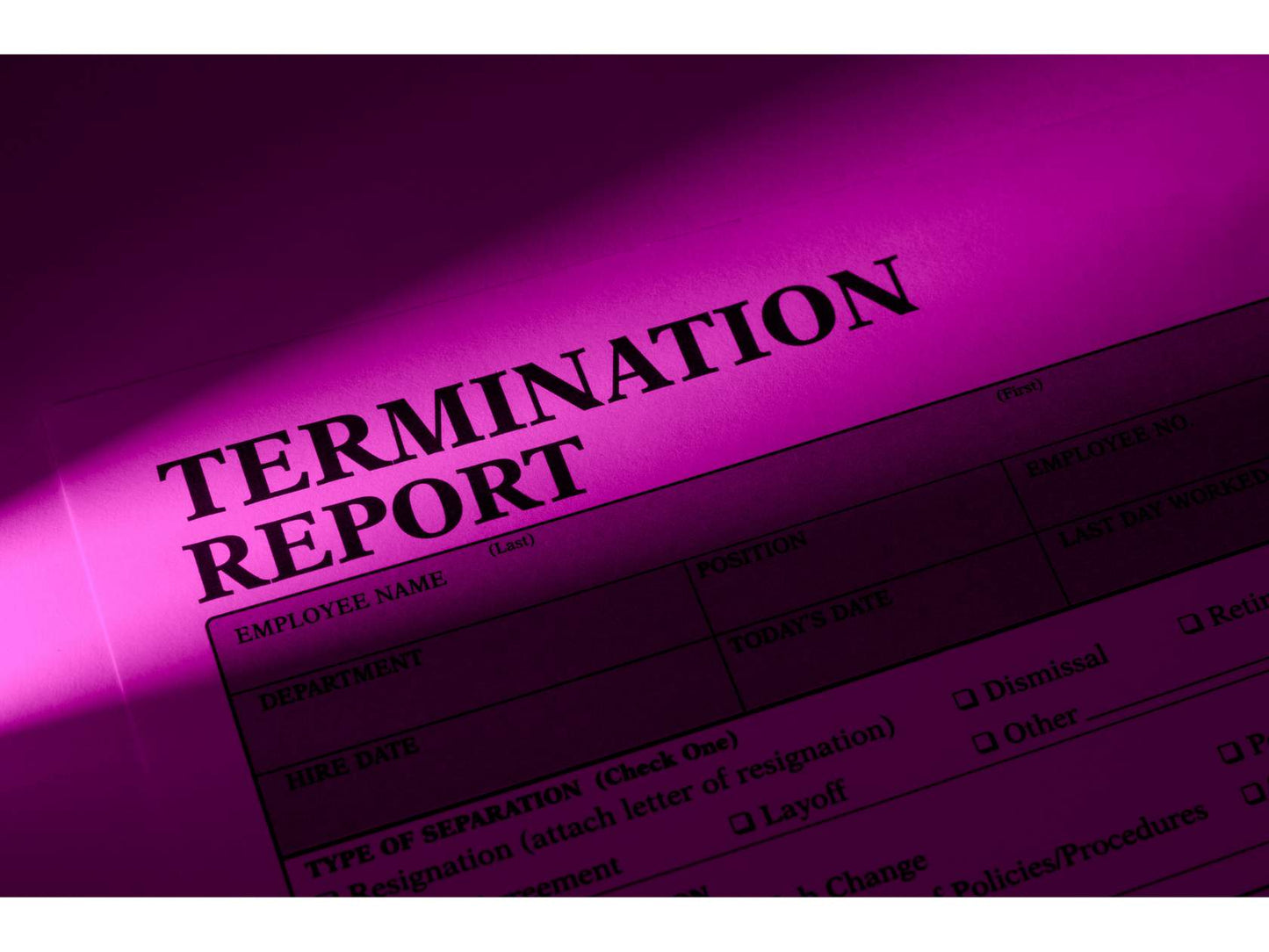 Employee Termination Processes